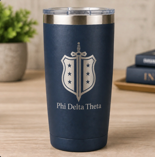 Phi Delta Theta Custom Engraved 20oz Tumbler