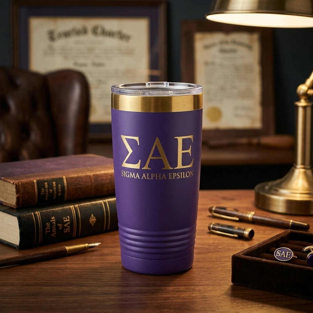 Sigma Alpha Epsilon 20oz Tumbler