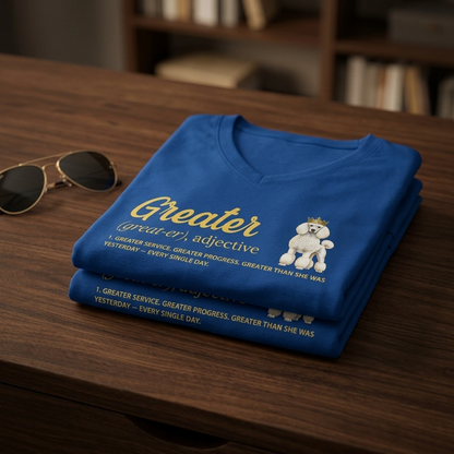 Sigma Gamma Rho Women's V Neck [Greater Defined] Tee