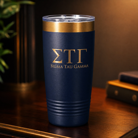 Sigma Tau Gamma Tumbler _Nuvision Kreations