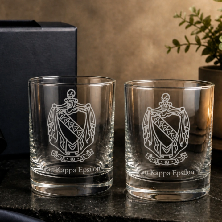 Tau Kappa Epsilon Engraved Glass (10.5 oz)