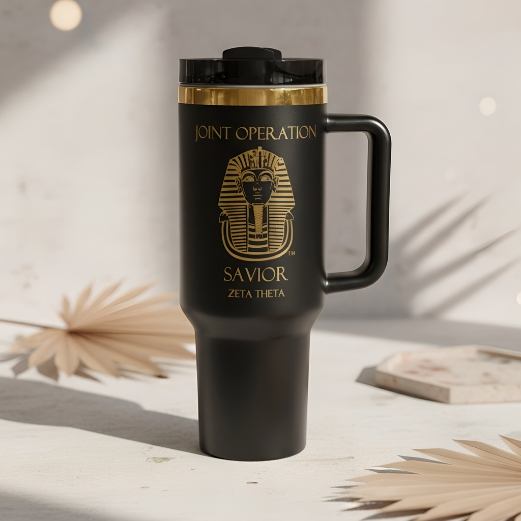 Alpha Phi Alpha Custom Engraved Tumbler –  40 oz
