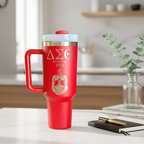 Delta Sigma Theta Custom Engraved Tumbler - 40 oz