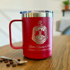 Custom Engraved Delta Sigma Theta Coffee Mug – 15 oz
