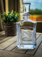 Phi Beta Sigma Custom Engraved Decanter Set - nuvisionkreations