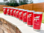 Delta Sigma Theta Custom Engraved Tumbler - 20 oz - nuvisionkreations