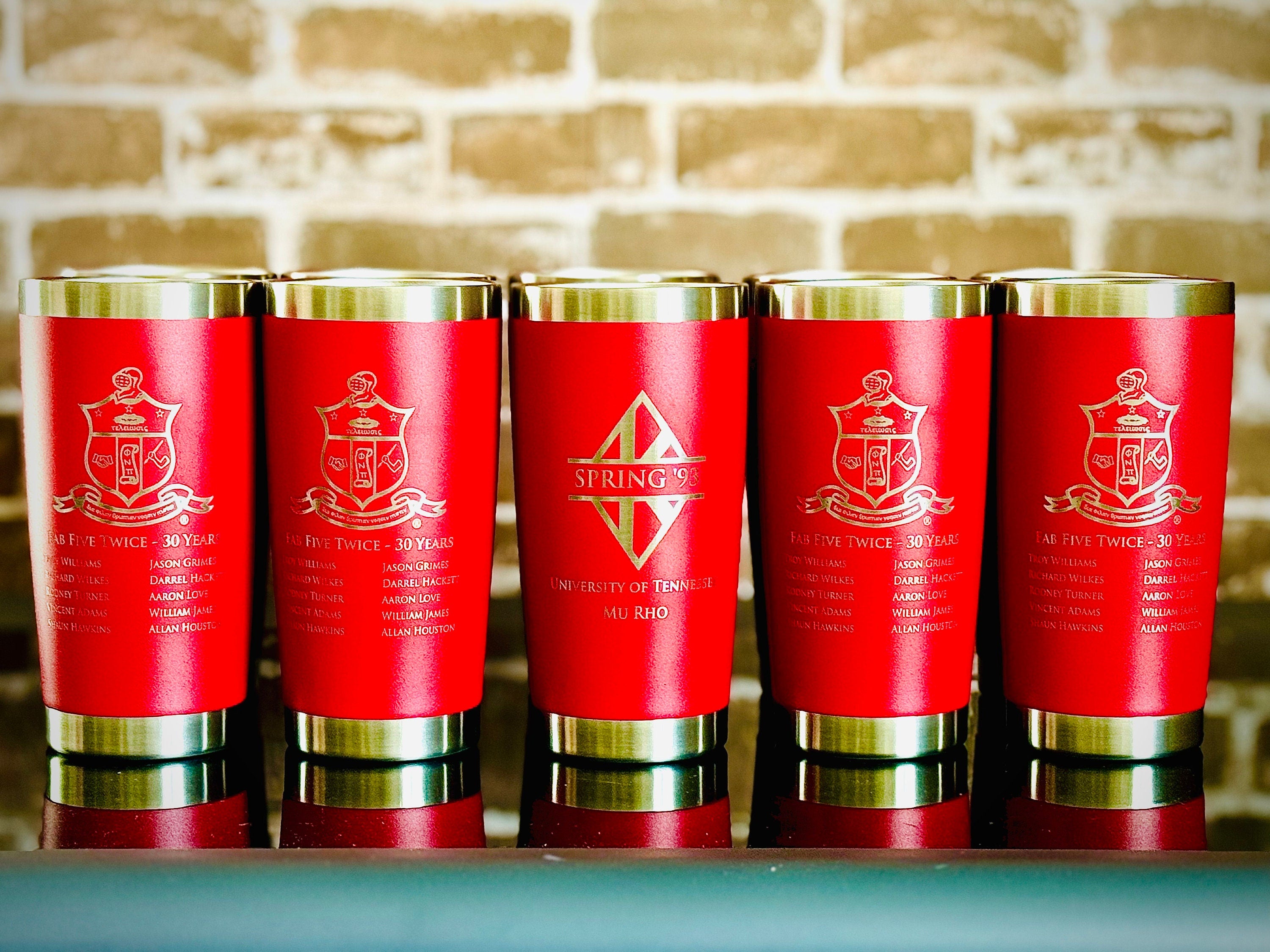 Kappa Alpha Psi Custom Engraved Tumbler - 20 oz - nuvisionkreations