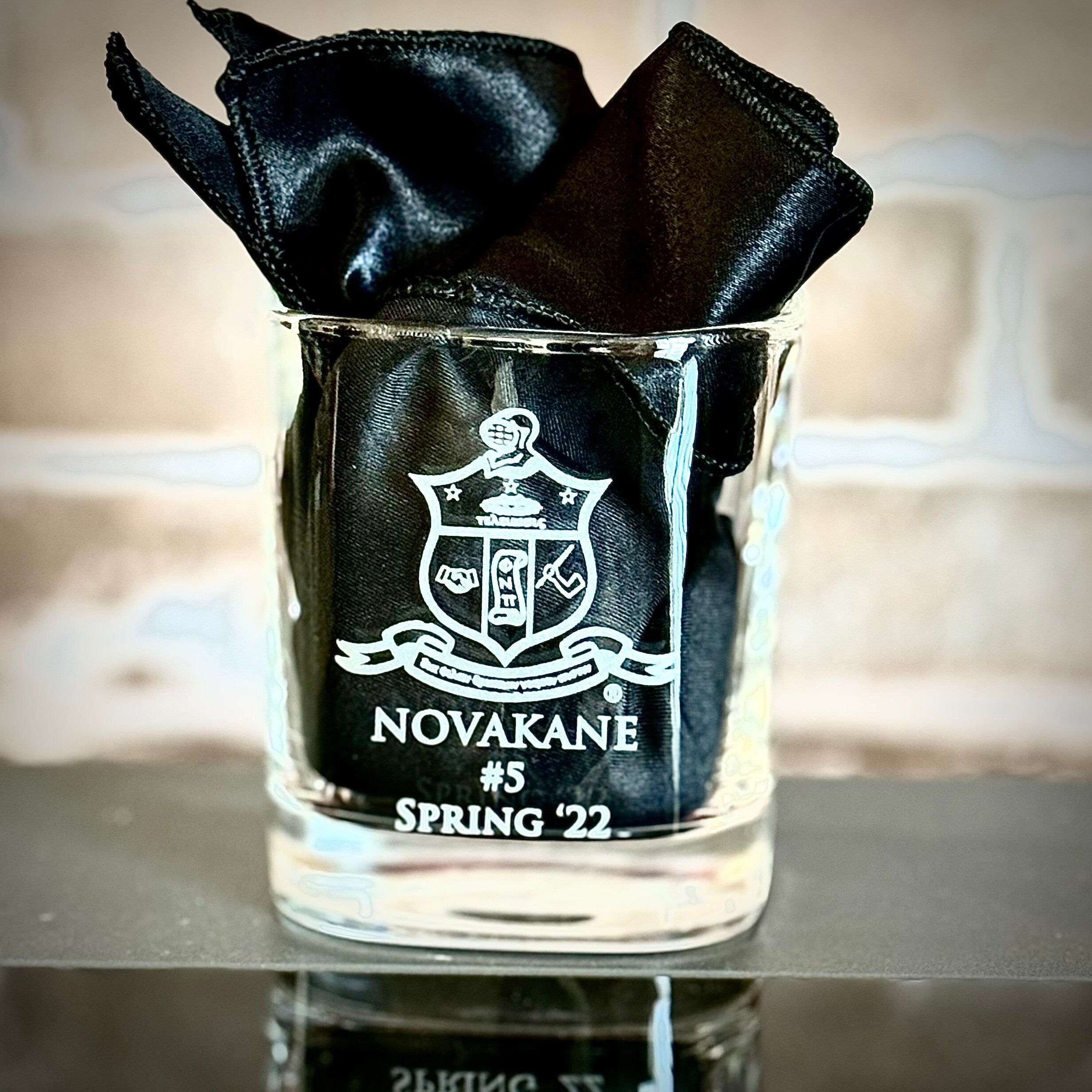 Custom Engraved Kappa Alpha Psi Glasses (10.5 oz) - nuvisionkreations