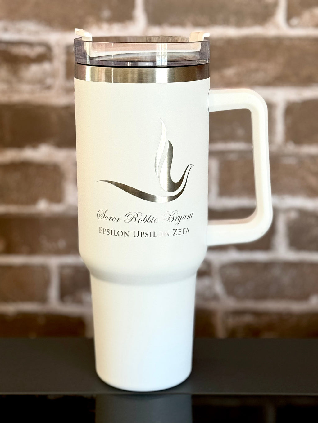 Custom Engraved Zeta Phi Beta Tumbler - 40 oz - nuvisionkreations