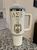 Custom Engraved Delta Sigma Theta 40oz Tumbler