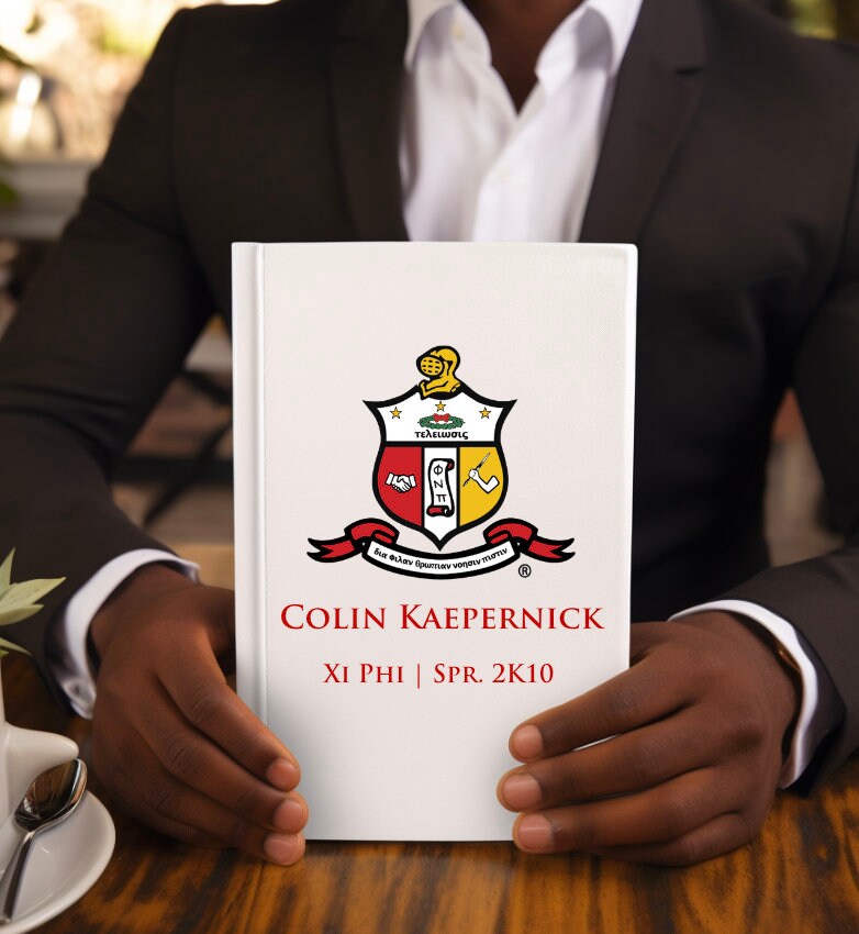 Custom Kappa Alpha Psi Fraternity, Inc. Notebook, Custom Kappa Journal