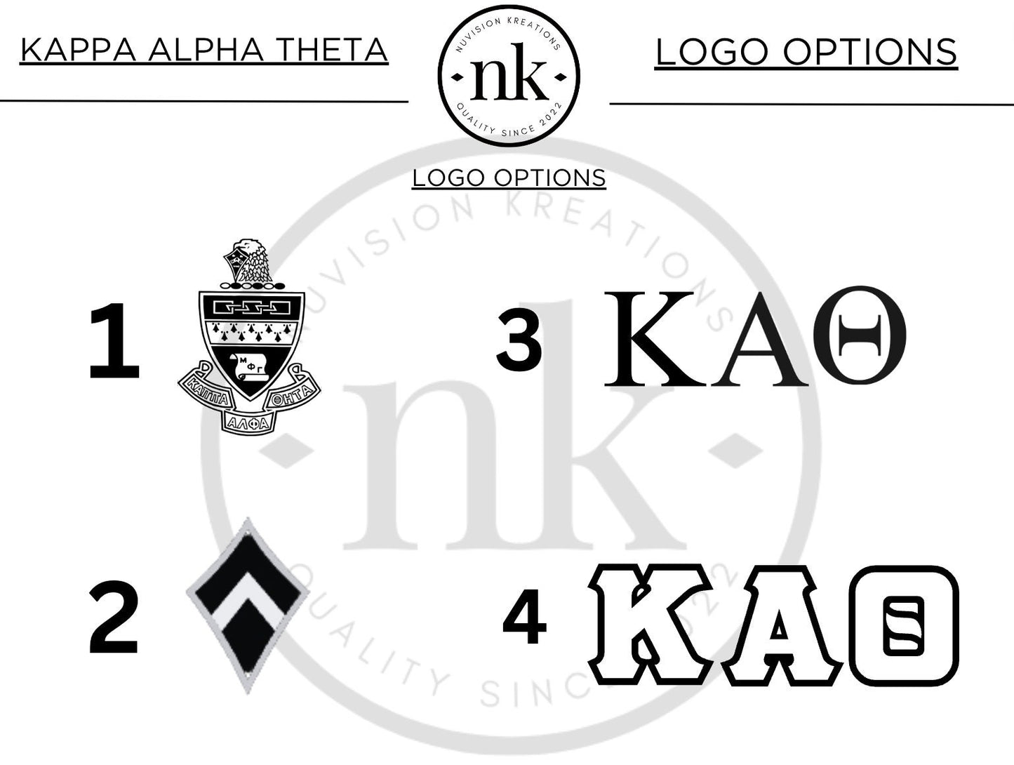 Kappa Alpha Theta Gift 40oz Tumbler, Engraved Crest, Personalized Option, Sorority Gift - nuvisionkreations