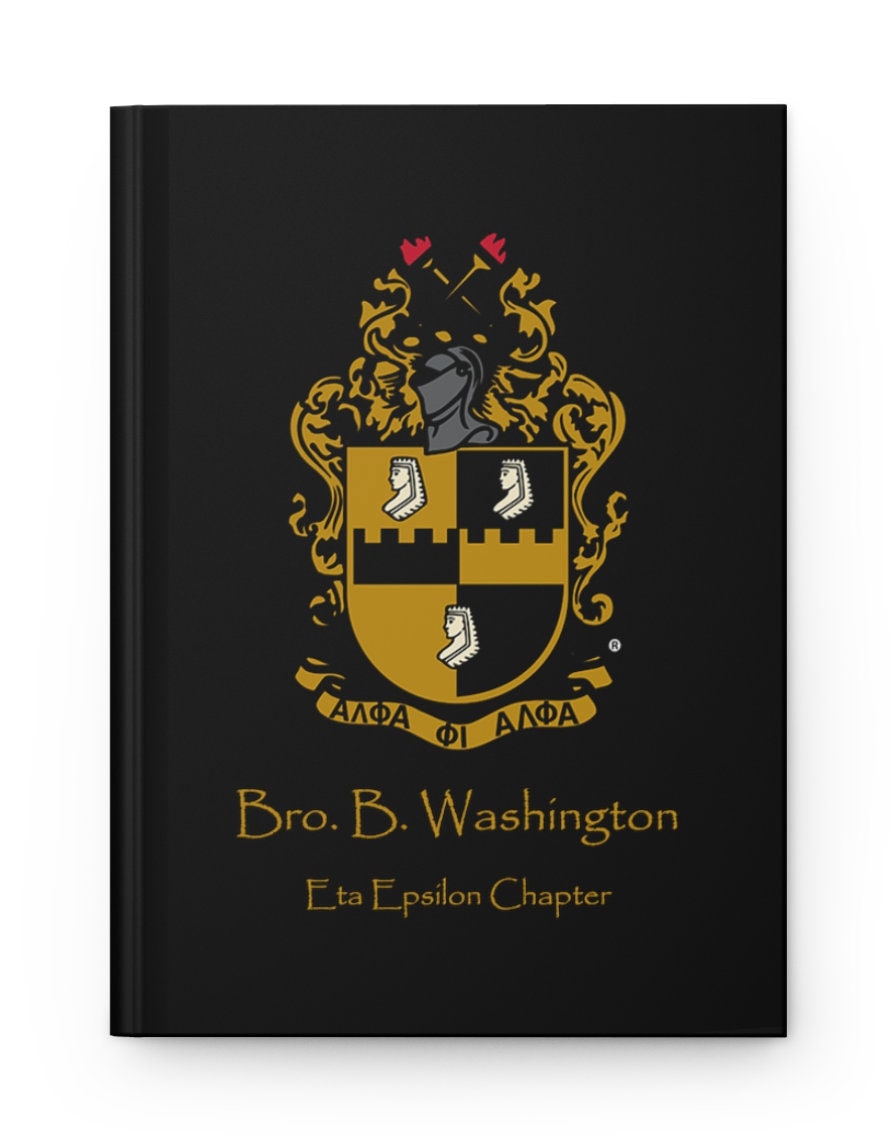 Custom Alpha Phi Alpha Notebook, Custom Alpha Journal