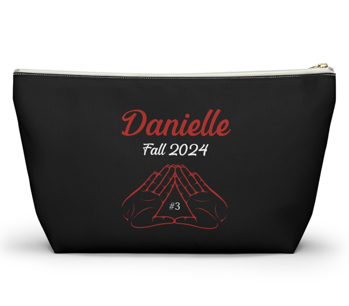 Custom Delta Sigma Theta Accessory Bag – Personalized Cosmetic Travel Bag