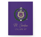 Custom Printed Omega Psi Phi Notebook - nuvisionkreations