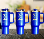 Custom Engraved Phi Beta Sigma Tumbler (40 oz) - nuvisionkreations