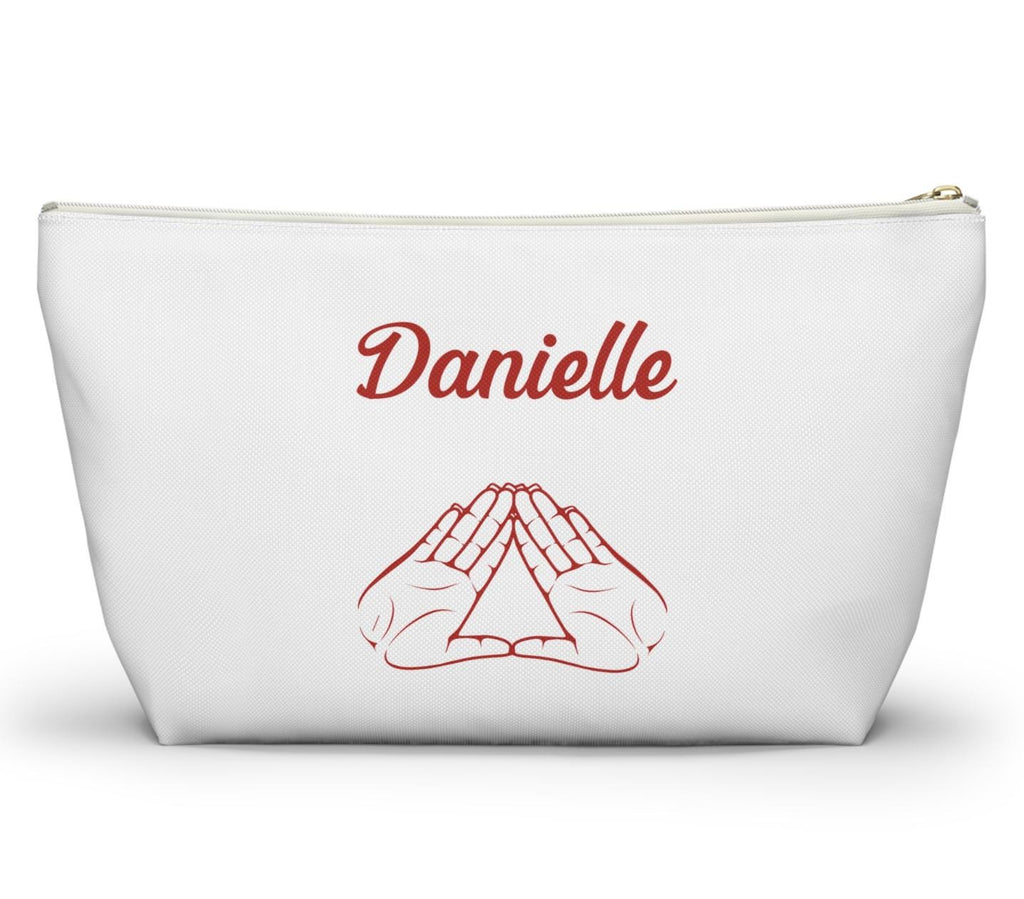 Custom Delta Sigma Theta Accessory Bag – Personalized Cosmetic Travel Bag