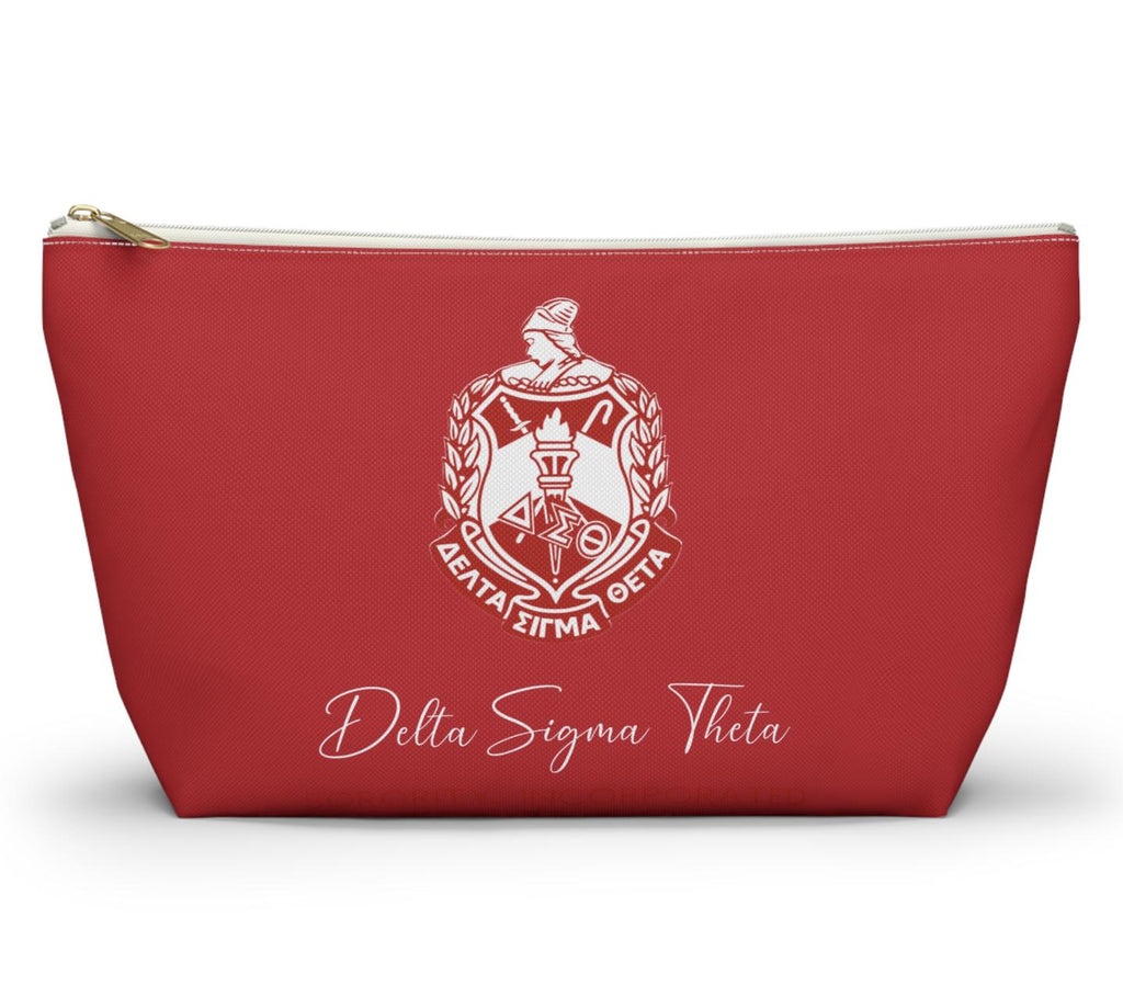 Custom Delta Sigma Theta Accessory Bag – Personalized Cosmetic Travel Bag