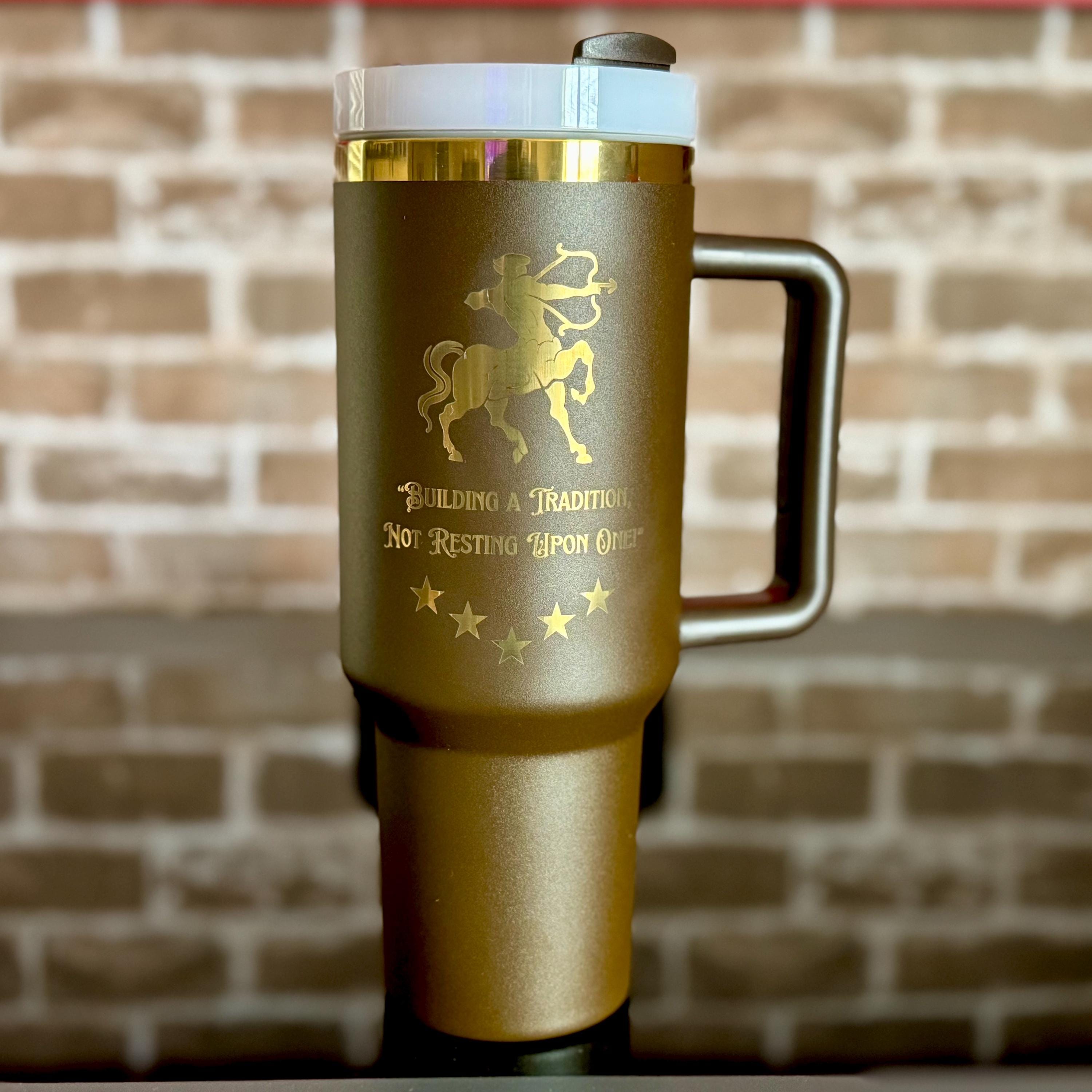 Custom Engraved Iota Phi Theta Tumbler - 40 oz - nuvisionkreations