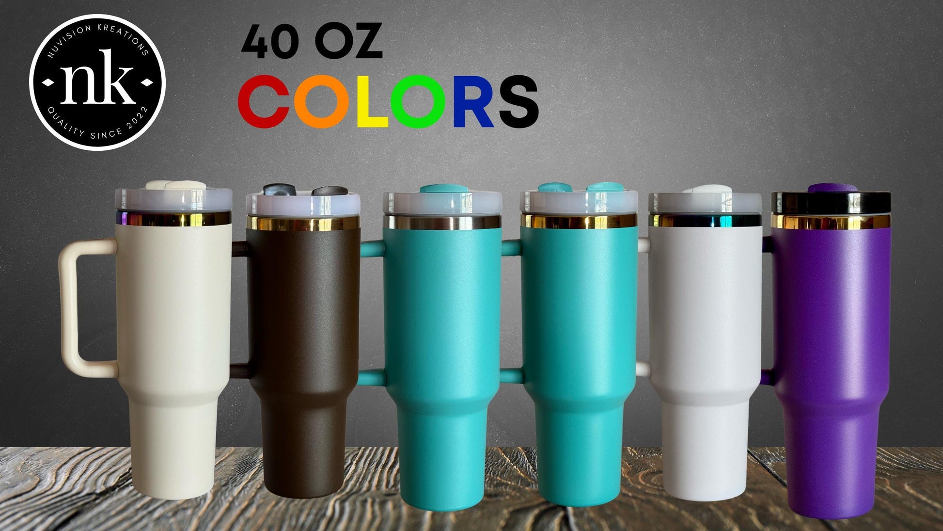 Custom Engraved 40 oz Tumbler – Personalized Stainless Steel Travel Mug – Gift for Him, Gift for Her, Birthday Gift, Bridesmaid Gift