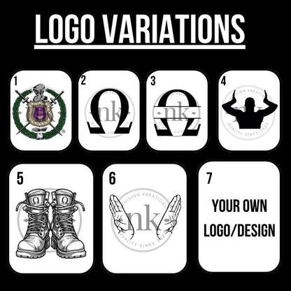 Omega Psi Phi Custom Engraved Travel Case - nuvisionkreations
