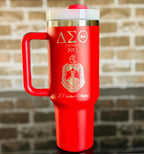 Custom Engraved Delta Sigma Theta 40oz Tumbler