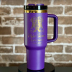 Custom Engraved Omega Psi Phi Tumbler – 40 oz - nuvisionkreations
