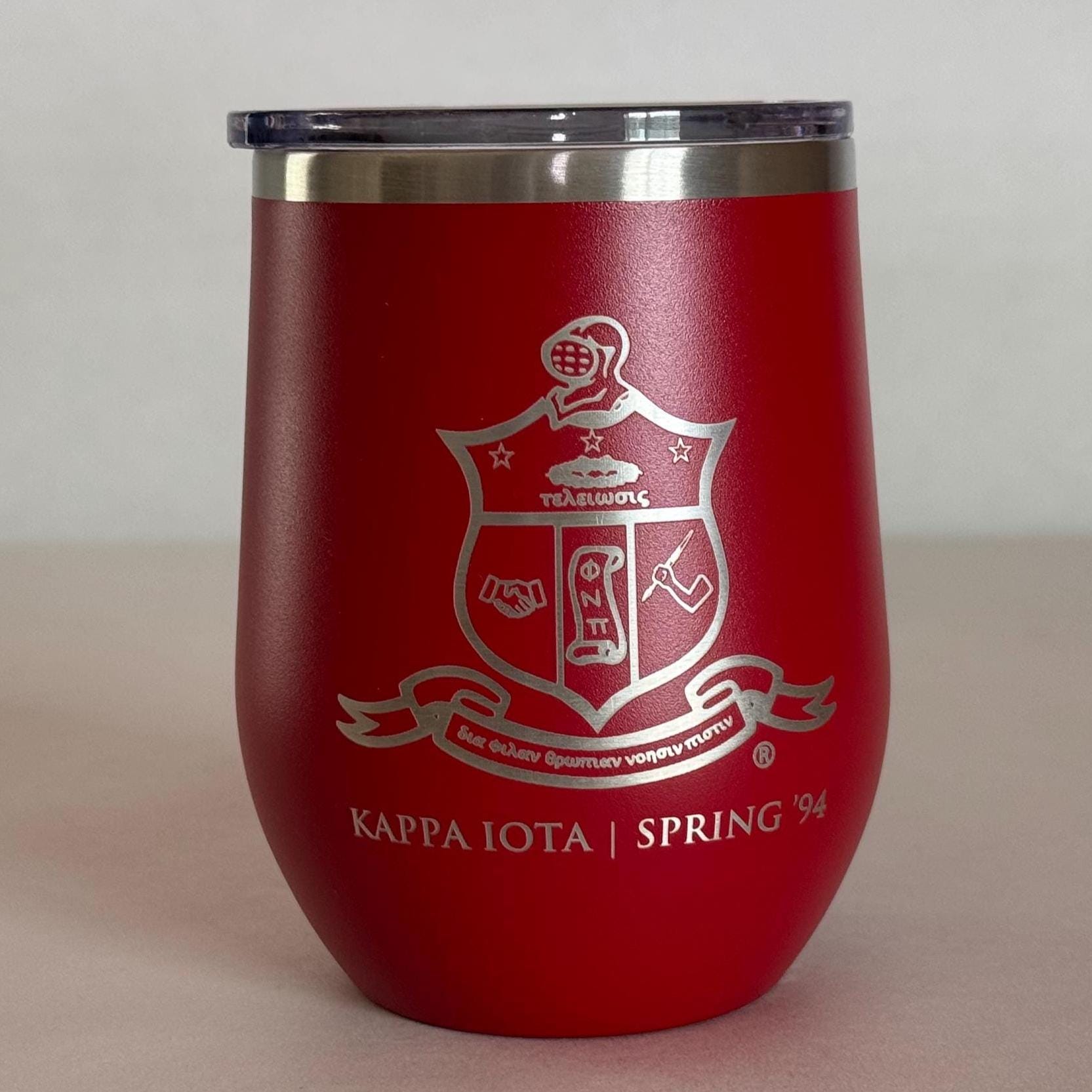Custom Engraved Kappa Alpha Psi Wine Tumbler