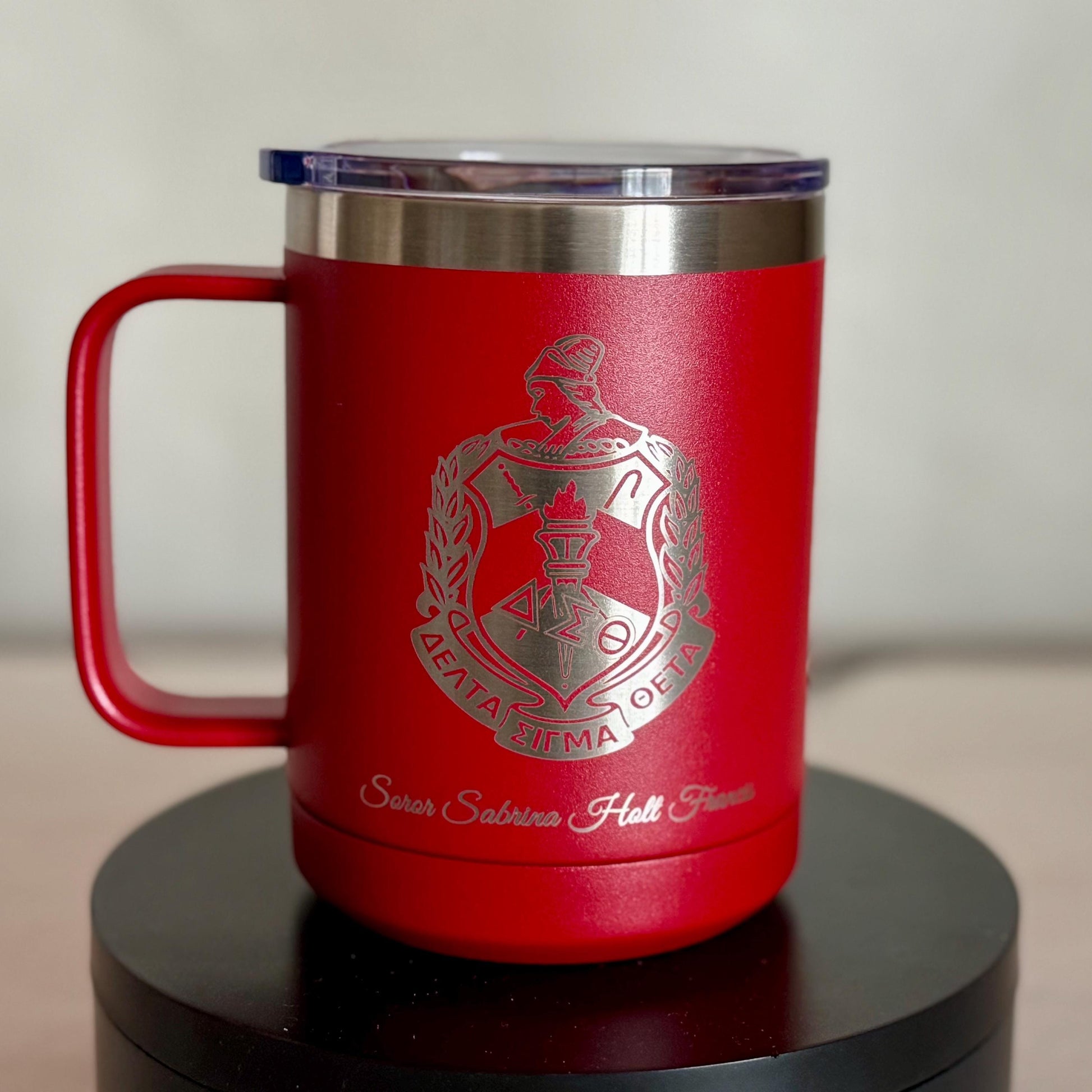 Custom Delta Sigma Theta Mug (15 oz), Gift for Delta, Gift for Line Sister, Deltaversary Gift Idea, Delta Coffee Mug