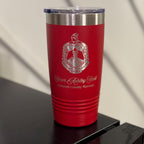 Delta Sigma Theta Custom Engraved Tumbler - 20 oz - nuvisionkreations