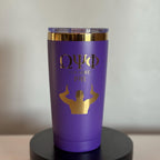 Omega Psi Phi Custom Engraved Tumbler - 20 oz - nuvisionkreations
