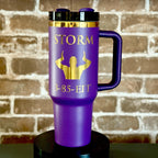 Custom Engraved Omega Psi Phi Tumbler – 40 oz - nuvisionkreations