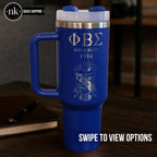 Custom Engraved Phi Beta Sigma Tumbler (40 oz) - nuvisionkreations