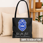Zeta Phi Beta Custom Tote Bag - nuvisionkreations