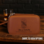 Custom Engraved Phi Beta Sigma Leather Travel Case – Personalized Engraved Cigar Holder, Father's Day, Sigma Travel Humidor - nuvisionkreations