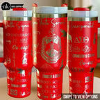 Delta Sigma Theta Custom Engraved Tumbler (Full Wrap) - 40oz - nuvisionkreations