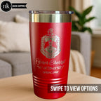 Delta Sigma Theta Custom Engraved Tumbler - 20 oz - nuvisionkreations