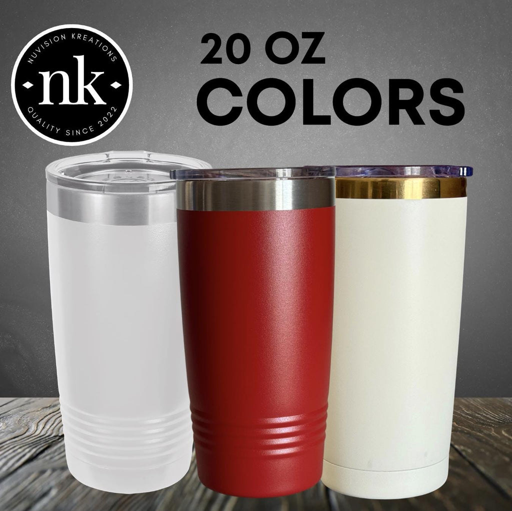 Kappa Alpha Psi Custom Engraved Tumbler - 20 oz - nuvisionkreations
