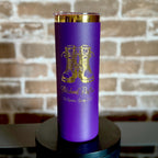 Omega Psi Phi Custom Engraved Skinny Tumbler – 20 oz - nuvisionkreations