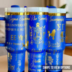 Custom Engraved Full Wrapped Sigma Gamma Rho Tumbler (40 oz) - nuvisionkreations
