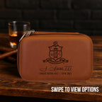 Custom Engraved Kappa Alpha Psi Cigar Case - nuvisionkreations