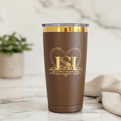 Iota Sweethearts Incorporated 20oz Tumbler, Engraved Sweetheart Cup - nuvisionkreations