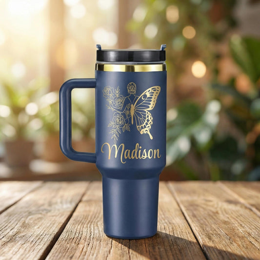 Alpha Phi Alpha Custom Engraved Tumbler – 40 oz - nuvisionkreations