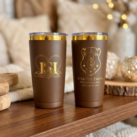 Iota Sweethearts Incorporated 20oz Tumbler, Engraved Sweetheart Cup - nuvisionkreations