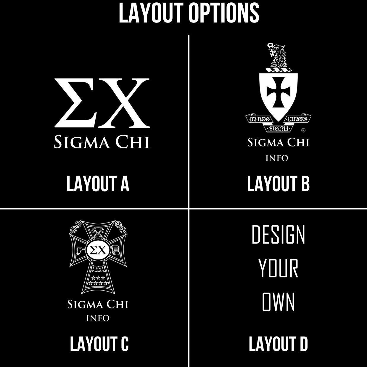 Sigma Chi Whiskey Glasses, Engraved Crest, Choose Size + Set, Alumni Gift, Chapter Gift - nuvisionkreations