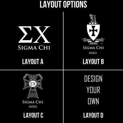 Sigma Chi Whiskey Glasses, Engraved Crest, Choose Size + Set, Alumni Gift, Chapter Gift - nuvisionkreations