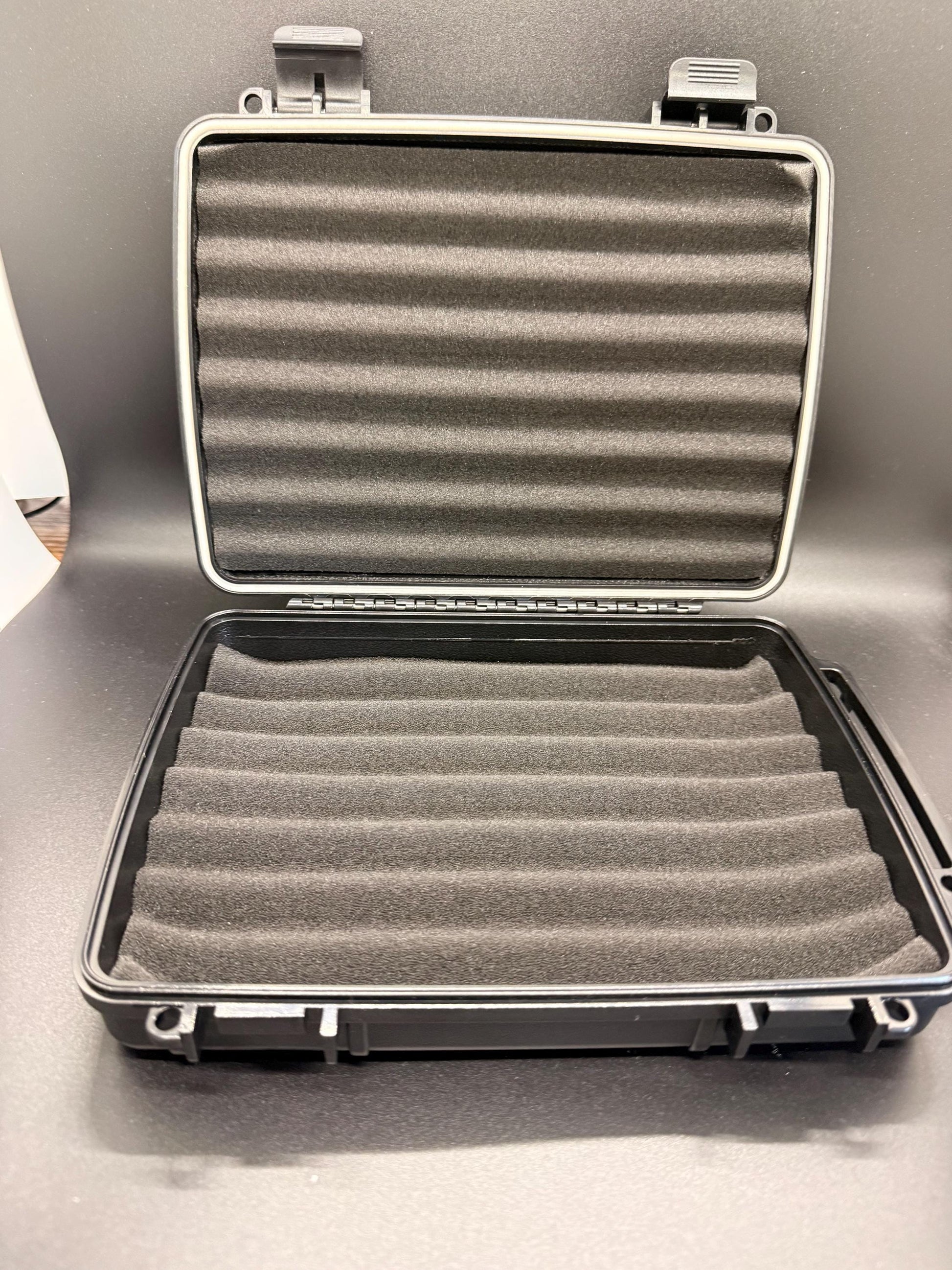 Omega Psi Phi Travel Cigar Case, Engraved Leatherette Top, Crush Proof Waterproof Airtight Seal - nuvisionkreations