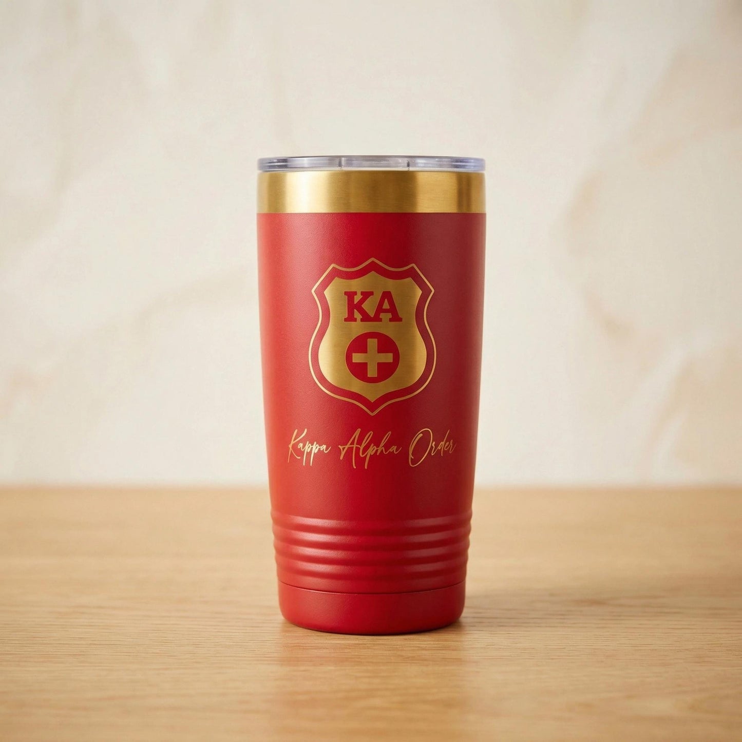 Kappa Alpha Order 20oz Tumbler, Engraved Crest, Standard or Personalized, Fraternity Gift - nuvisionkreations