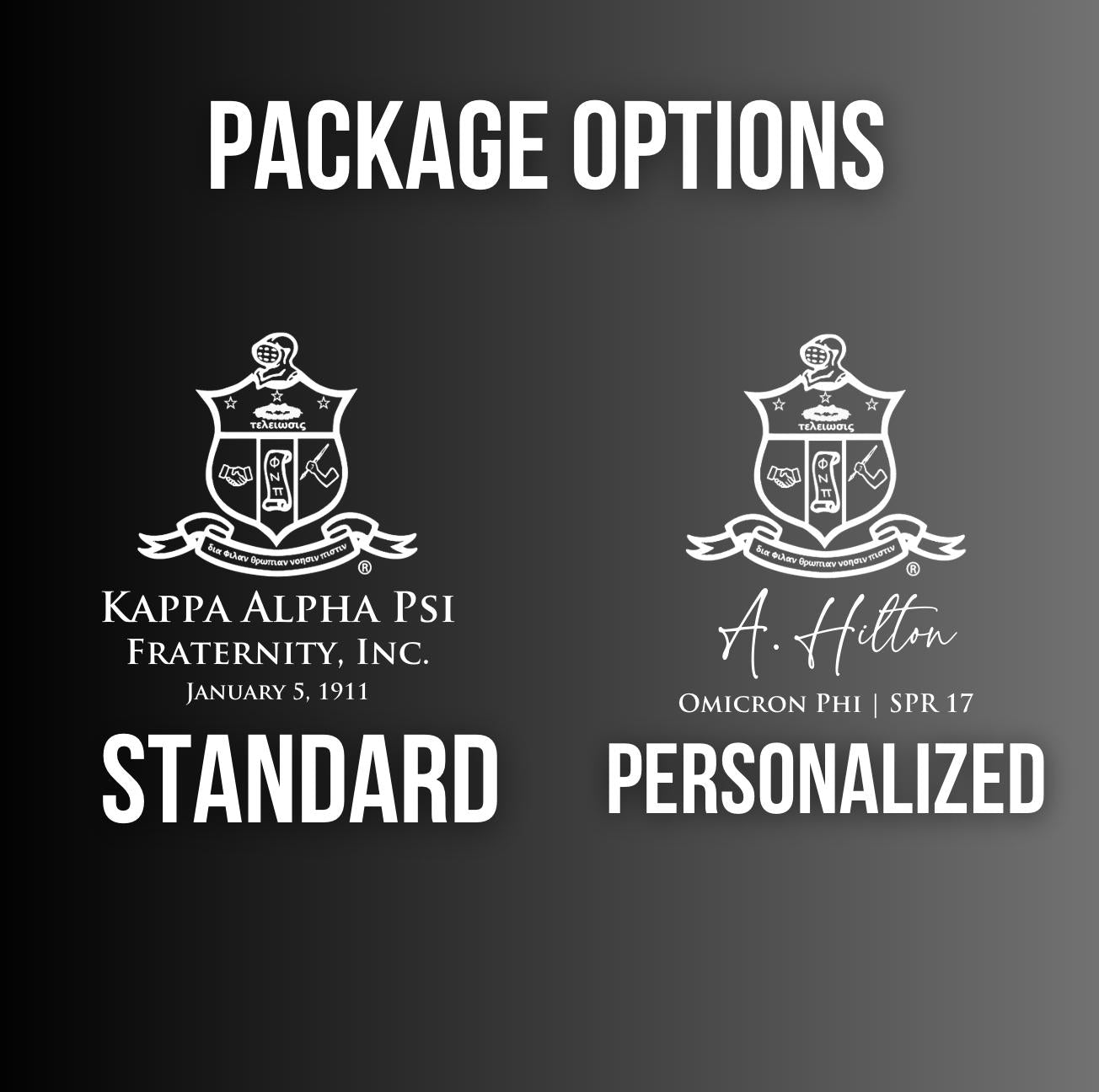 Classic Style Engraved Fraternity Sorority Decanter Set, Personalized Monogram/Logo, Custom Greek Gift - nuvisionkreations