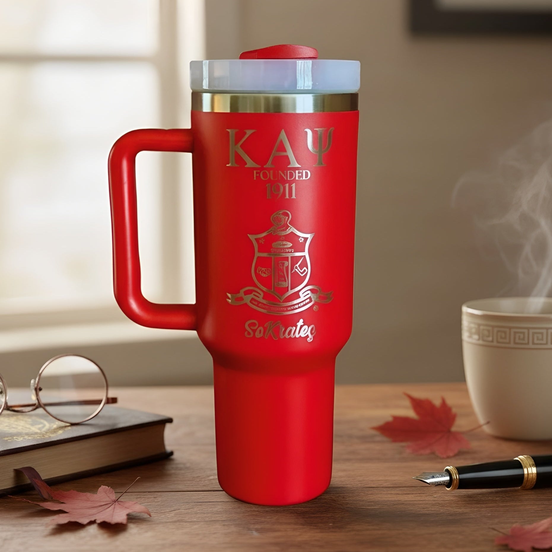 Custom Engraved Kappa Alpha Psi Tumbler – 40 oz